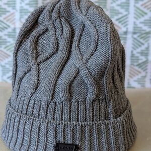 Levi's Charcoal Cable Knit Beanie